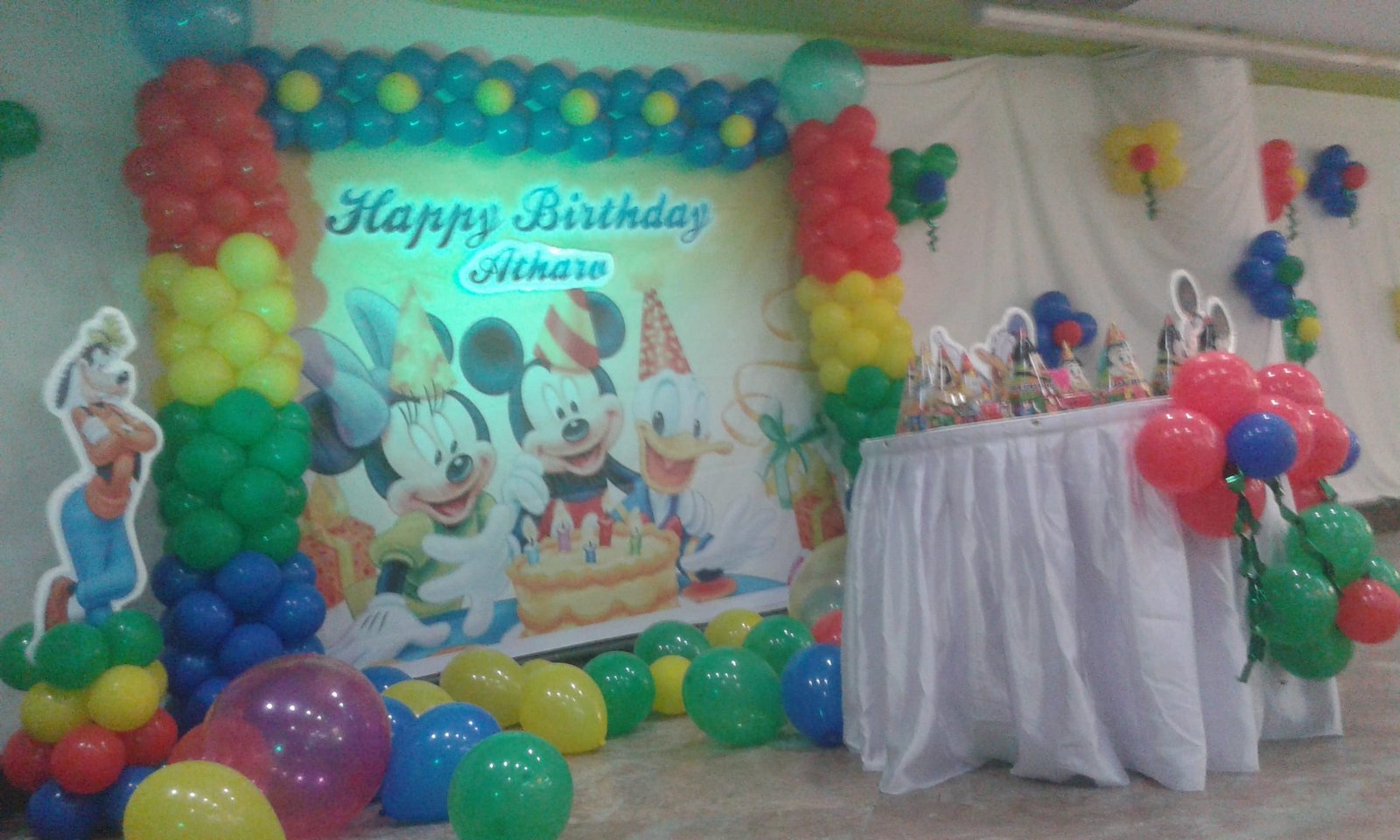 birthday party balloon decor bangalore