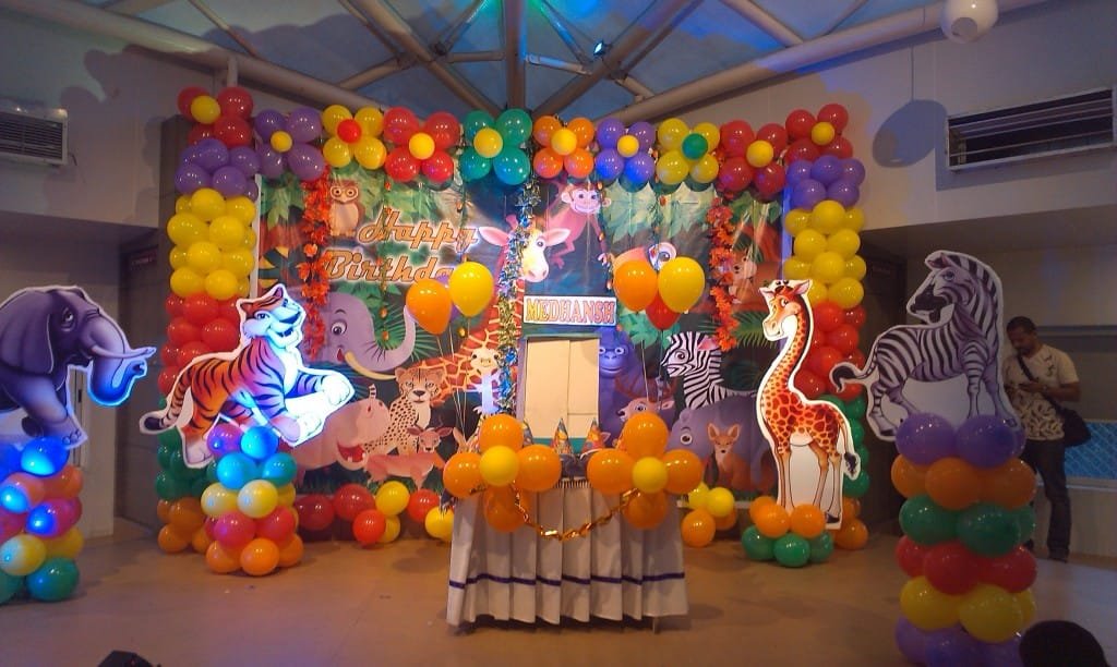 jungle theme birthday decorations