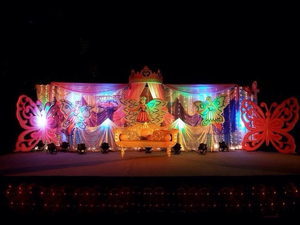 princess theme 3d decoration bangalore
