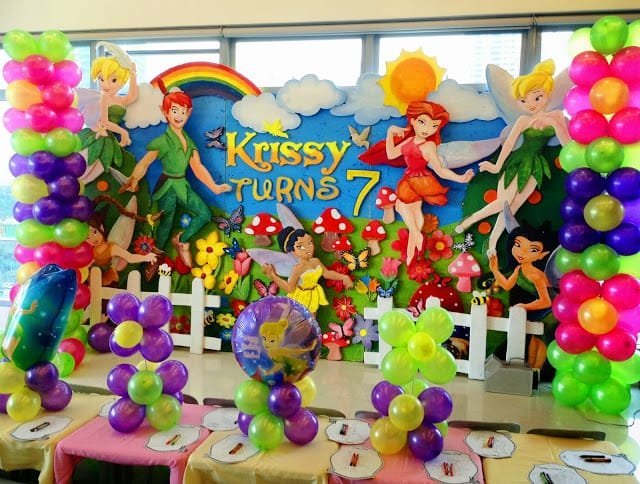 tinker bells balloon decoration