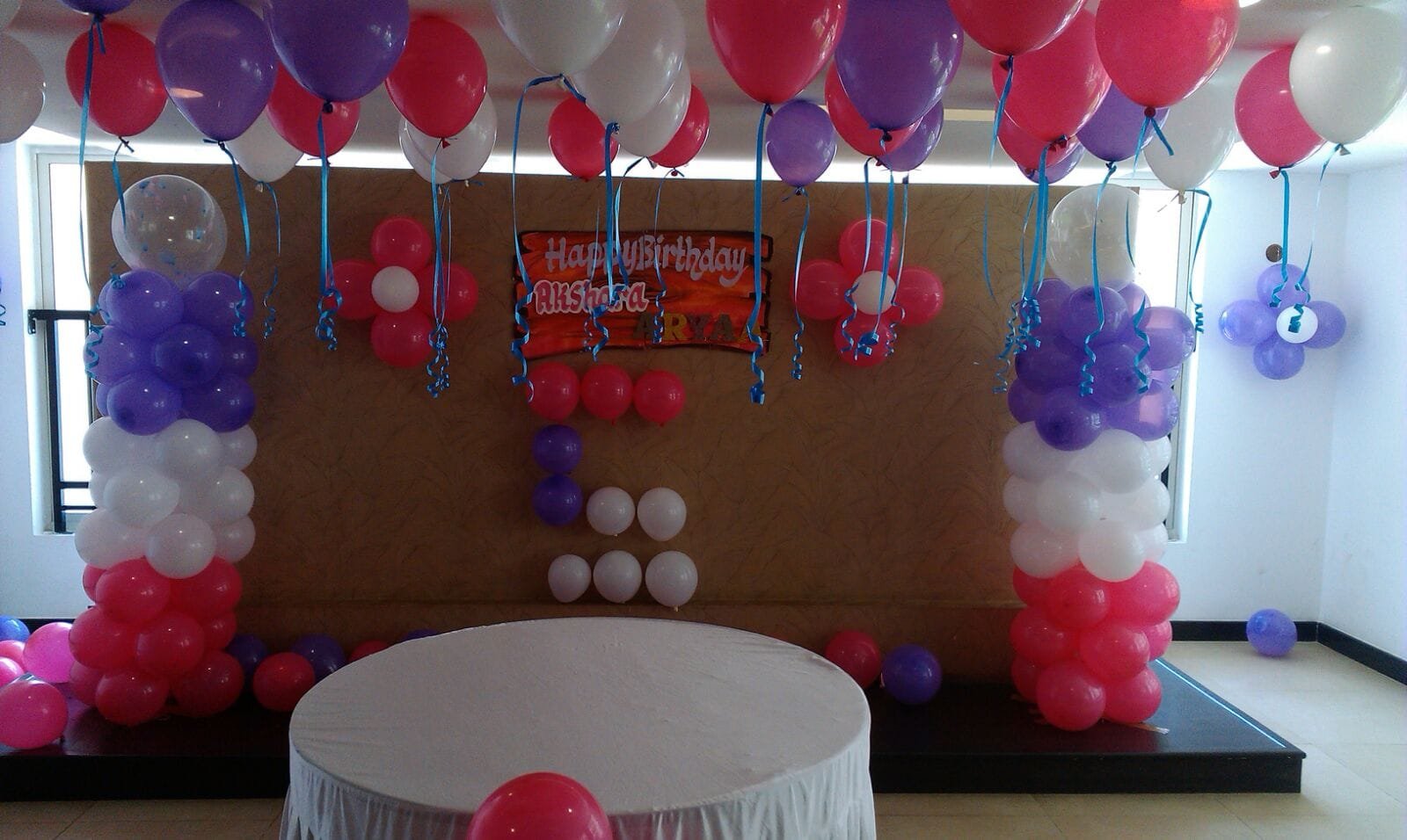 basic birthday party balloon decorations bangalore
