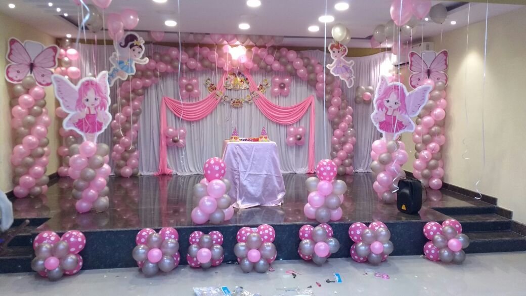 baby angel birthday party decoration