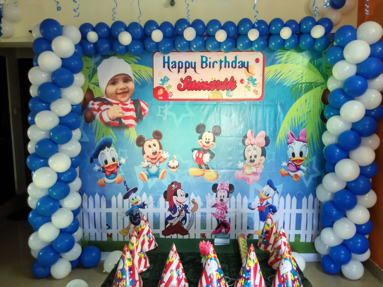 mickey mouse theme birthday party decoration bnagalore