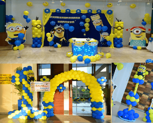 Minions theme decorations bangalore