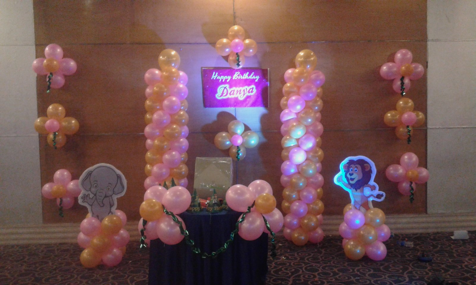 birthday party basic balloon decoration
