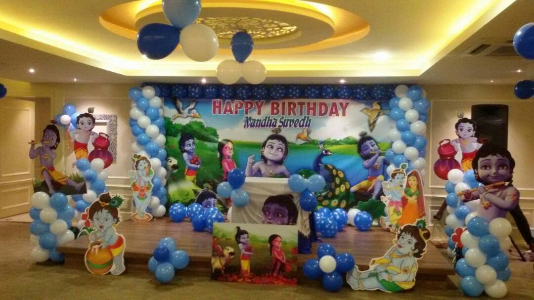 little krishna theme birthday party