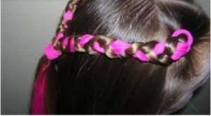 birthday party hair braiding