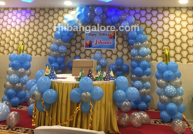 Simple birthday party balloon decorators Bangalore
