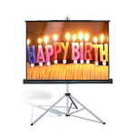 birthday party with projector