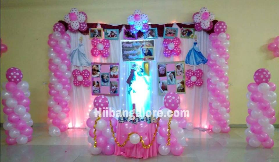 Princess theme balloon Decorators Bangalore