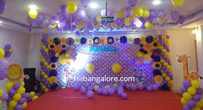 Dave & Ava theme birthday party decorations