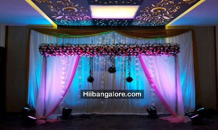 Cradle ceremony flower decoration Bnagalore