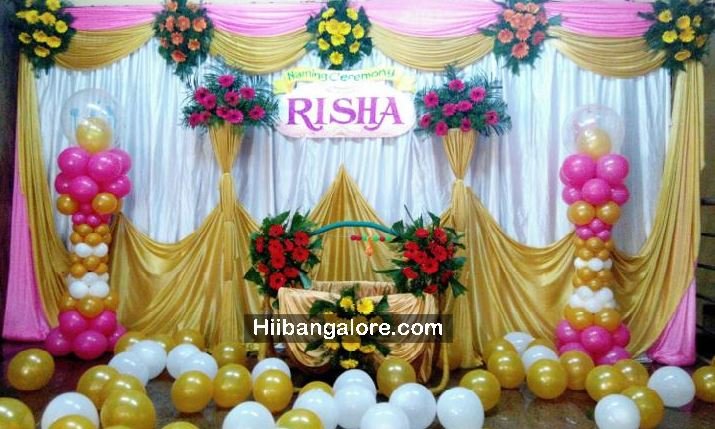 cradle ceremony decorations bangalore