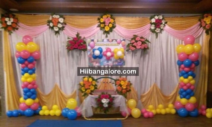 cradle ceremony flower decorators bangalore