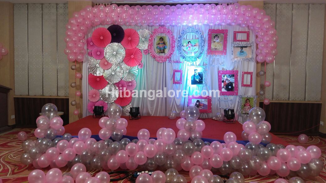girl baby birthday decoration