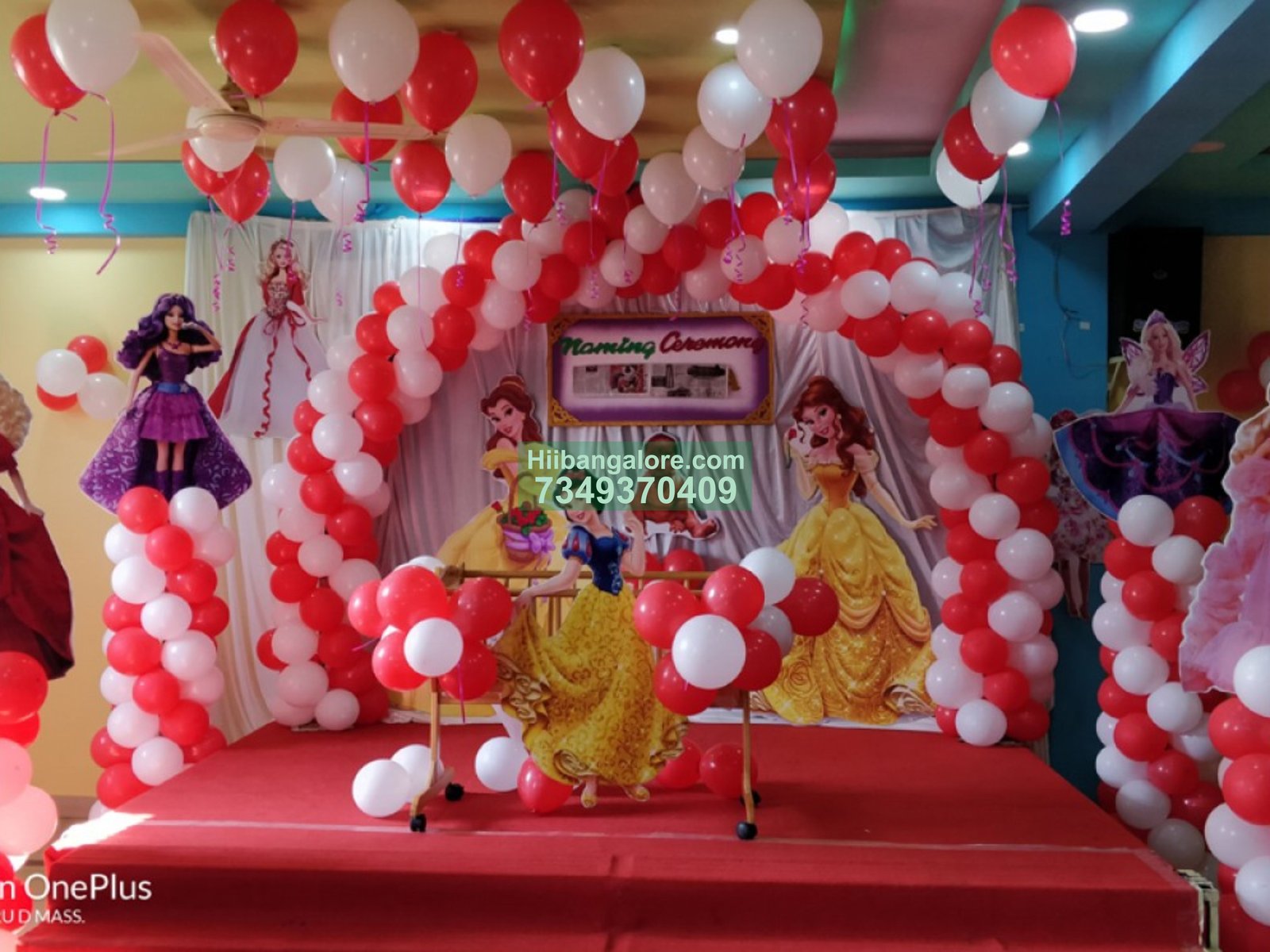 Princess theme naming ceremony decoration Bangalore