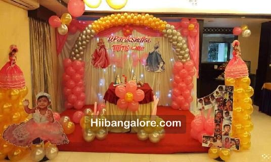 simple princess themed birthday party decorations
