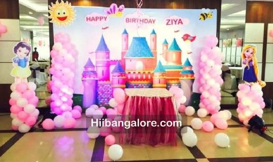 princess theme birthday banner theme decorations