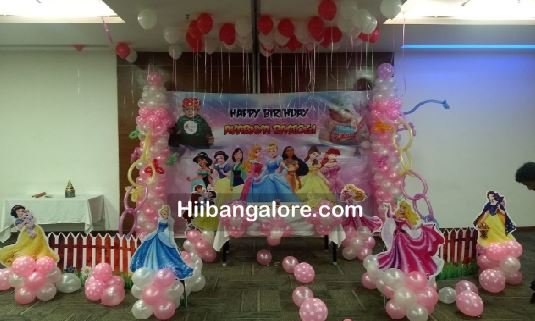 princess theme birthday party organisers bangalore