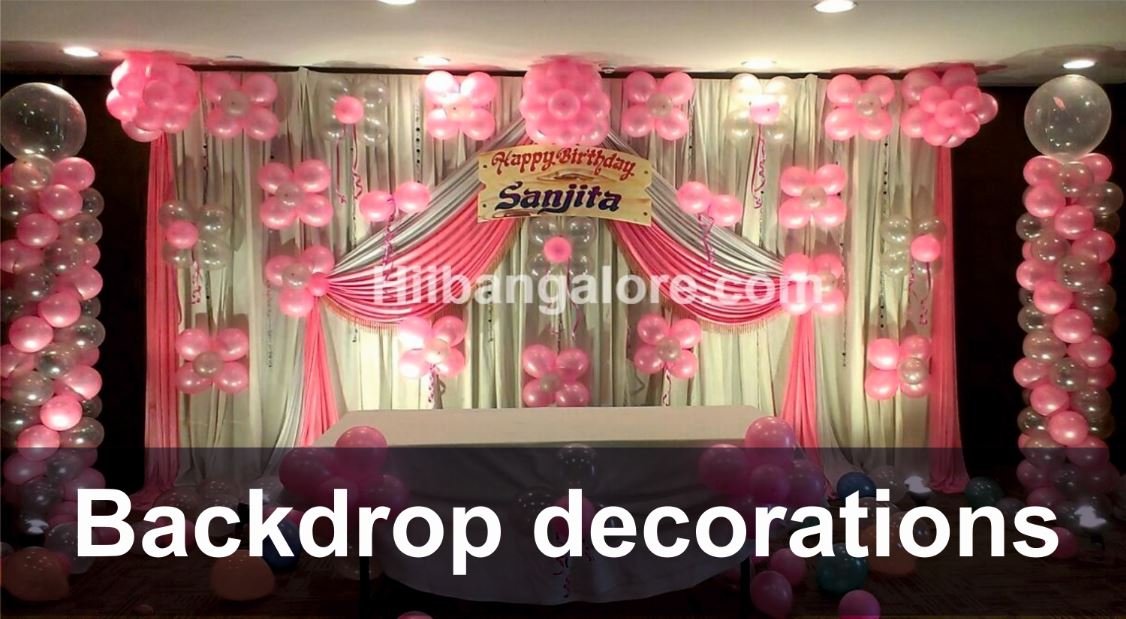 backdrop theme birthday decorations