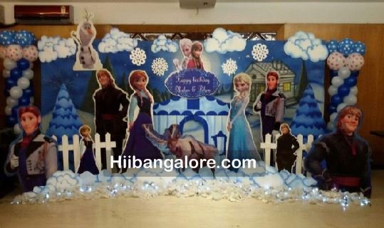 Frozen elsa theme birthday decorations