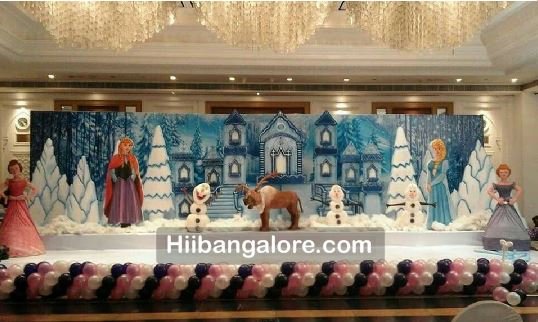 Frozen theme 3d decoration