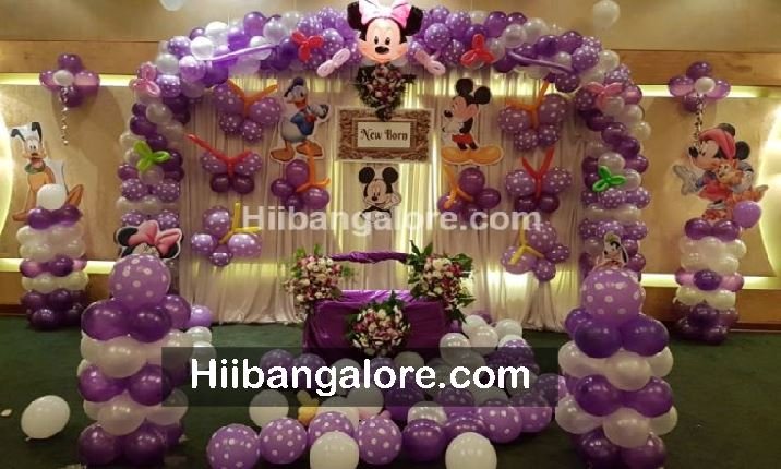 Naming ceremony minney mouse theme decoration