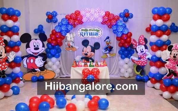 Mickey mouse theme birthday decoration