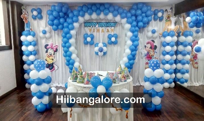 Mickey ears theme birthday decoration bnagalore