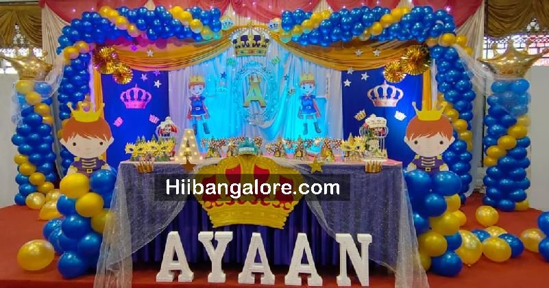 Little prince theme birthday party decoration Bnagalore