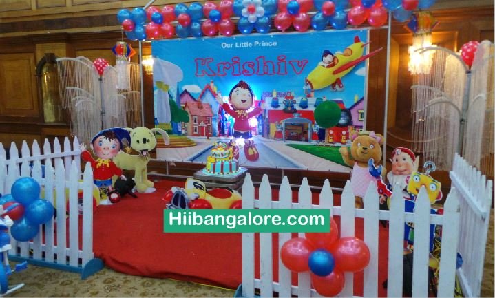 2d Nody theme birthday party decorators Bangalore