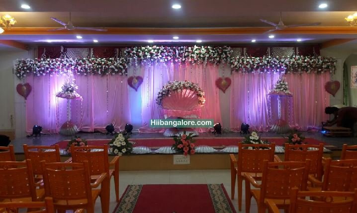 Grand sea shell theme flower decoration Bangalore
