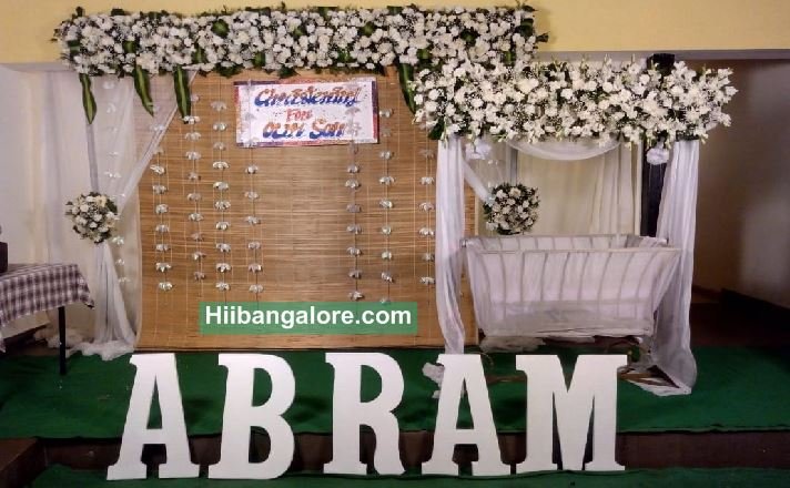 Naming ceremony decoration at home bangalore