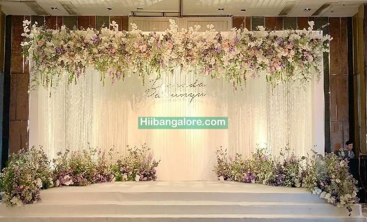 Naming ceremony flower decoration Bangalore