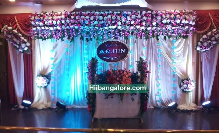 Naming ceremony cradle decoration Bnagalore