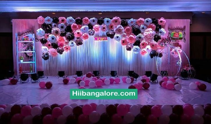 Premium girl baby craft works birthday party decorators Bangalore