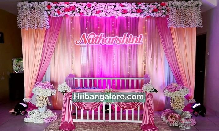 Premium naming ceremony theme decoration Bangalore