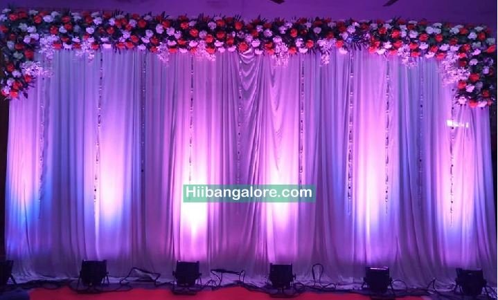 Simple naming ceremony flower decoration Bangalore