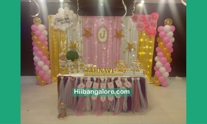 Girl baby craft work birthday party decorators Bangalore