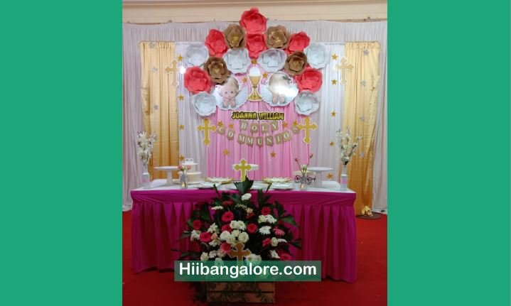 Holy Communion craft work decorators Bangalore
