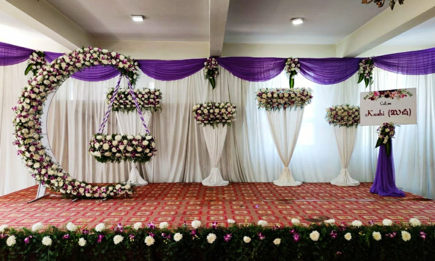 Moon cradle naming ceremony organisers bangalore
