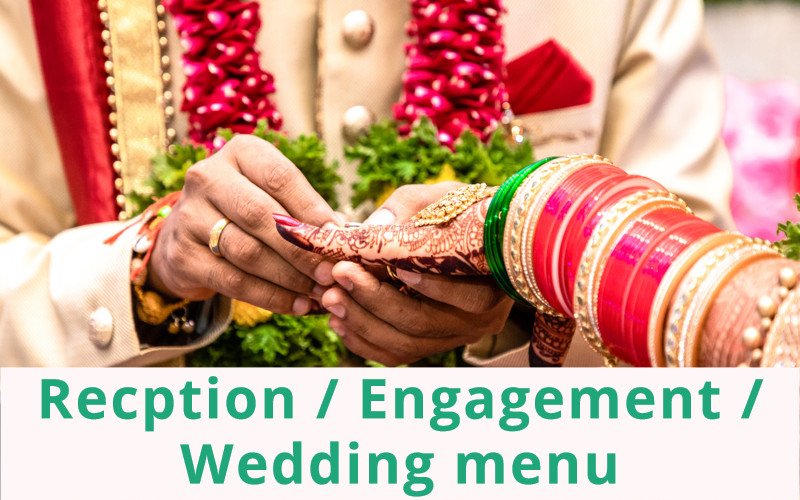 Wedding catering menu Bnagalore