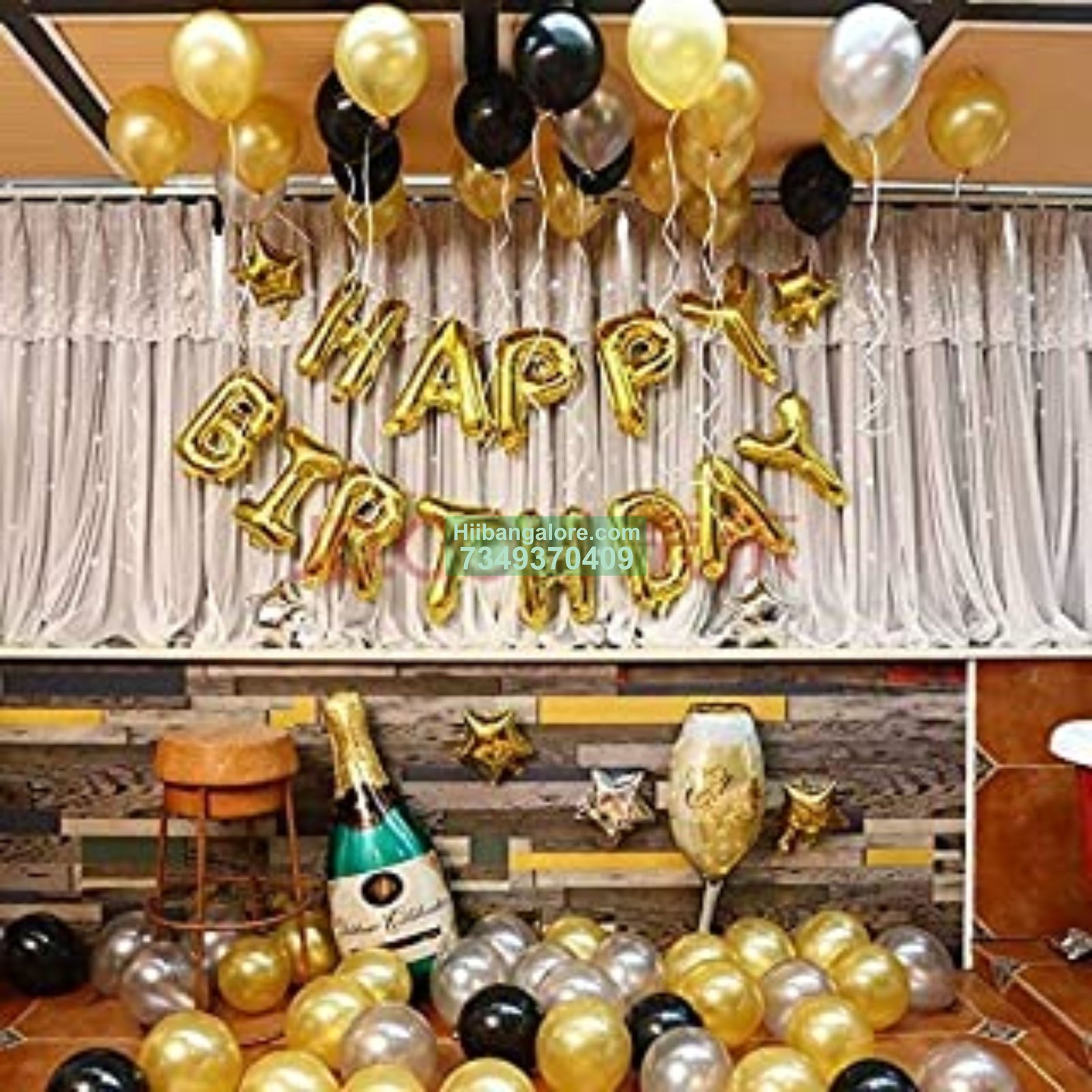 adults birthday decor at home Bangalore