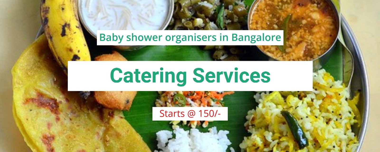 Baby shower catering services in Bangalore