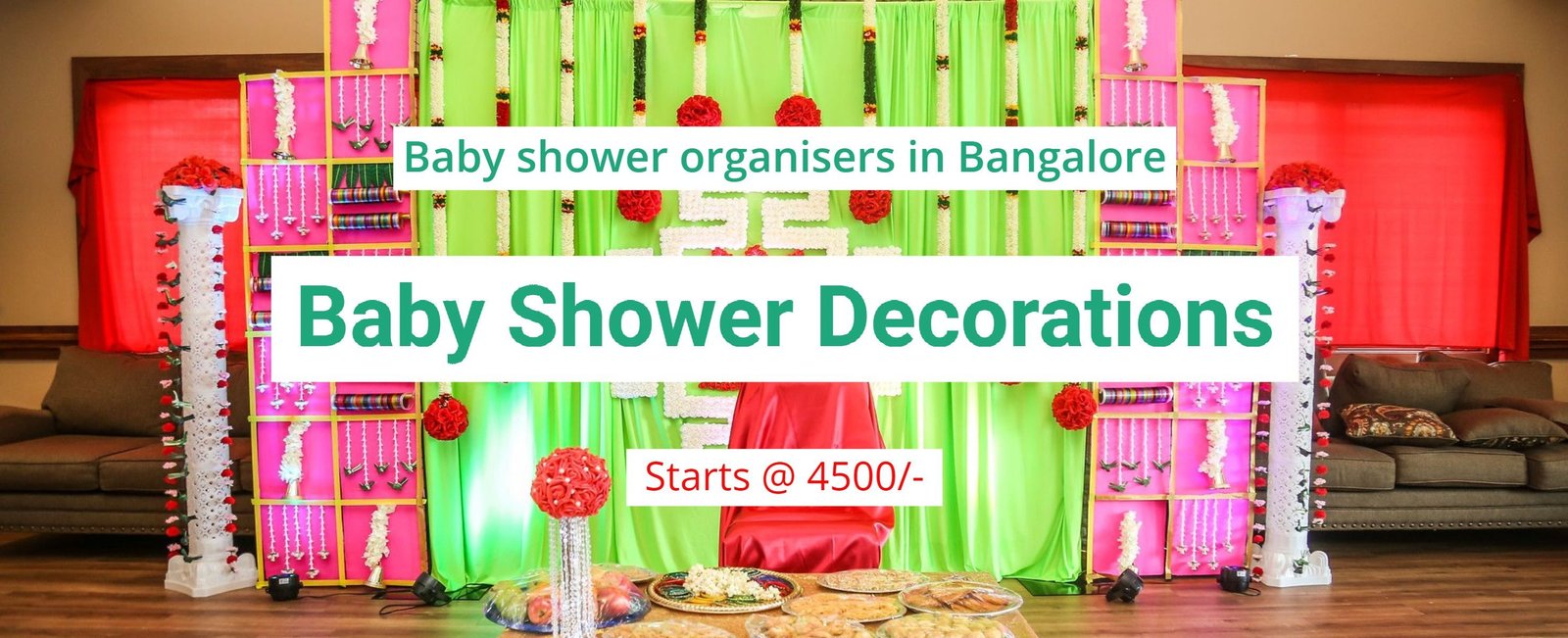 Baby shower decorations in Bangalore