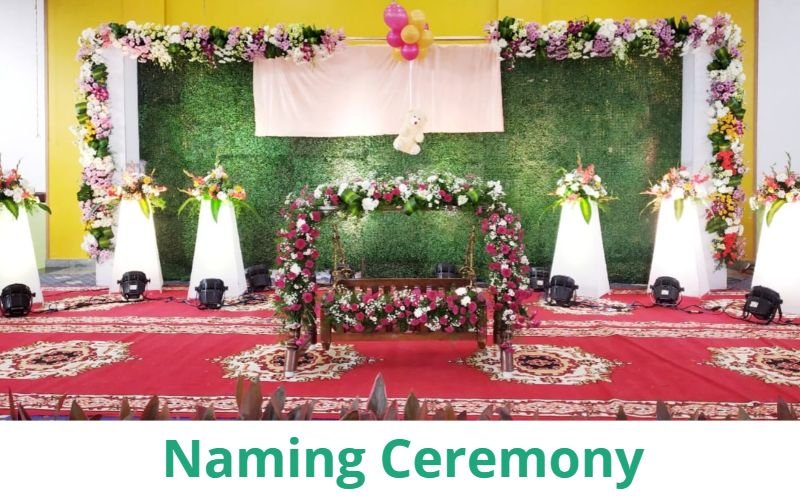 Birthday planner, naming ceremony decorations in Bangalore