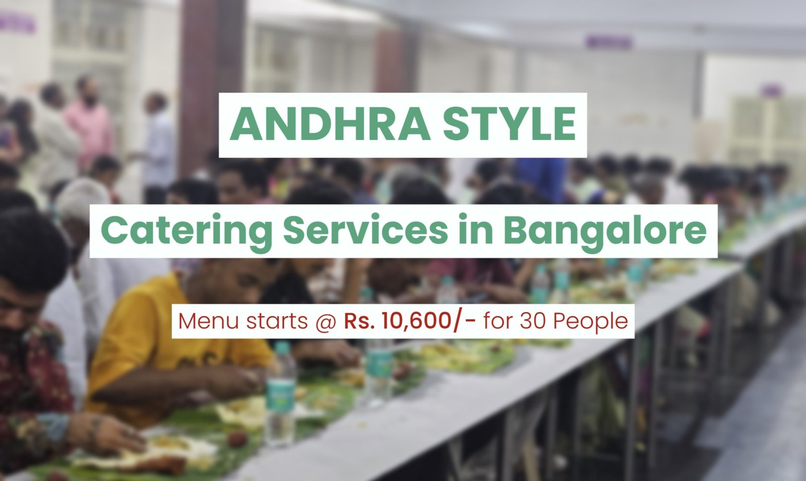 Andhra style catering services in Bangalore with authentic vegetarian menu
