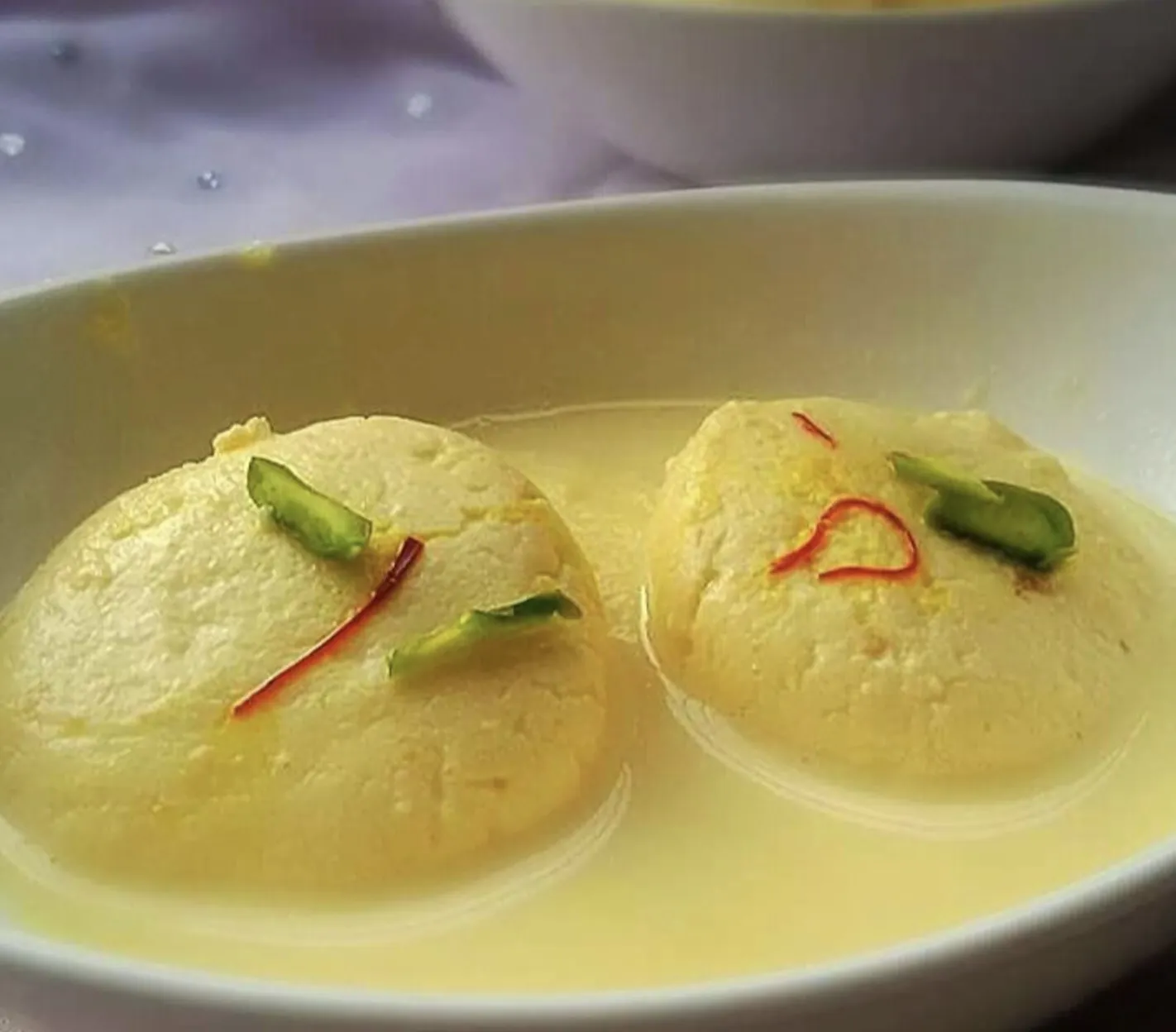 rasmalai dessert served by andhra style catering bangalore