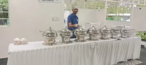 Andhra style live food buffet catering services in Bangalore
