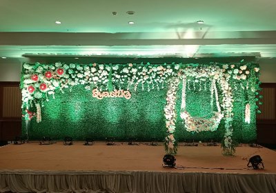Grand naming ceremony flower decorations(1) Bangalore
